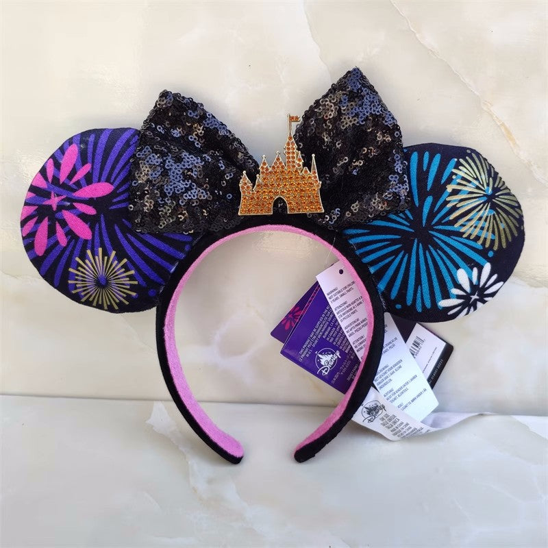 Mickey Mouse Ears Headband Halloween Pumpkin 2025