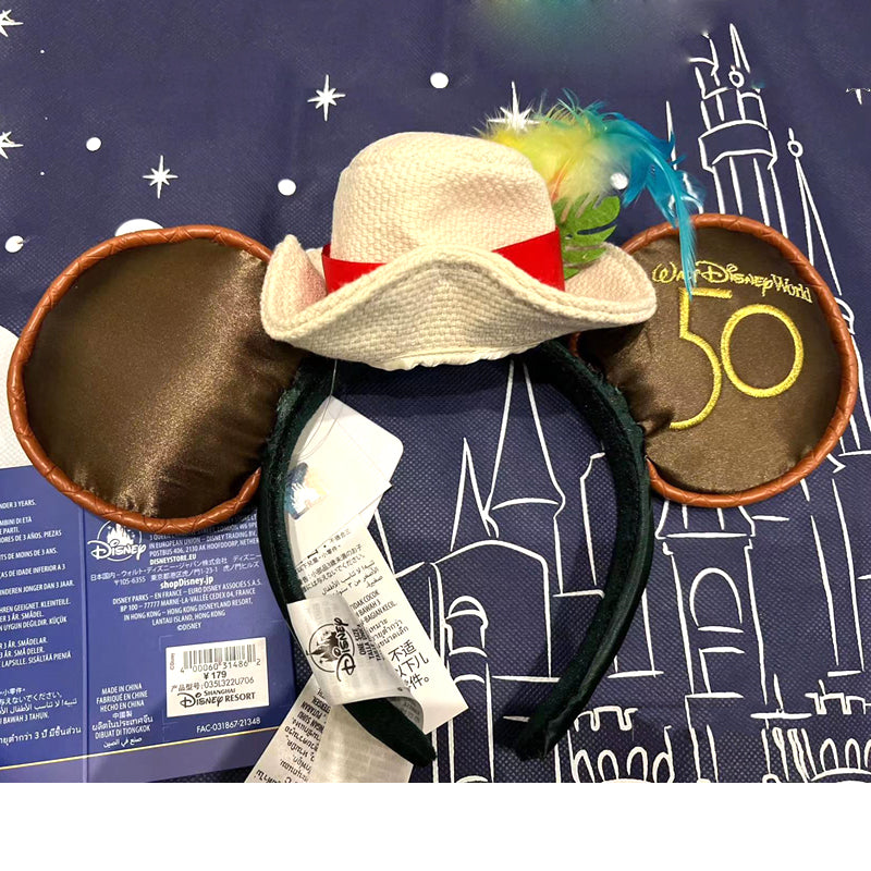 Mickey Mouse Ears Headband Halloween Pumpkin 2025