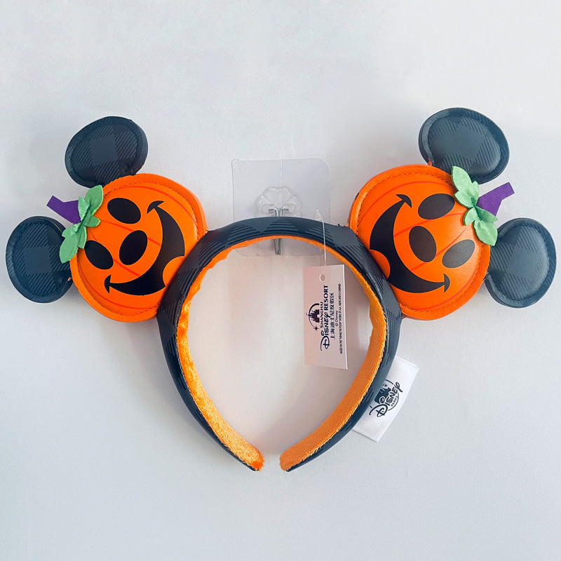 Mickey Mouse Ears Headband Halloween Pumpkin 2025